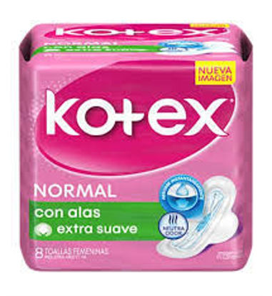 Imagen de Toallas Femeninas Normal con alas 10U - Kotex