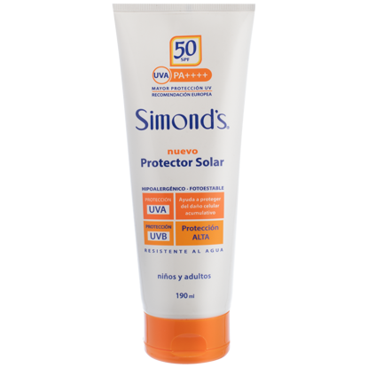 Imagen de Protector Solar Simonds factor 50 190 ml